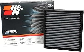 K&N Cabin Air Filter: Premium, Washable, Clean Airflow to your Cabin Air Filter Replacement: Designed for 2019-2022 INFINITI/NISSAN (QX50, QX55, QX60, Altima, Pathfinder, Rogue), VF2076
