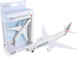 Toy Airplane – American Airlines – Die-Cast Metal Model Airplane Toy with Plastic Parts for Kids Ages 3+