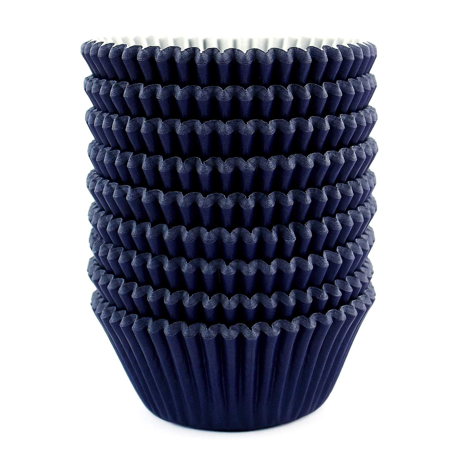 Eoonfirst Standard Size Baking Cups Christmas Party Cupcake Liners 200 Pcs (Navy Blue)