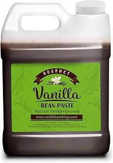 Vanilla Bean Paste for Baking and Cooking - Gourmet Madagascar Bourbon Blend made with Real Vanilla Seeds - 32 Ounces