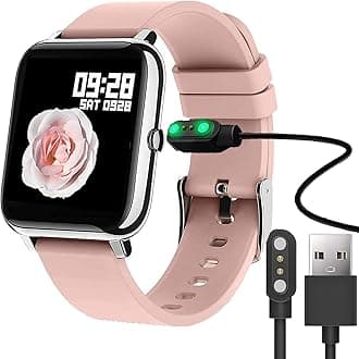 Compatible with Donerton Smartwatch Charger, Giaogor Magnetic USB Charging Cable Replacement Charger for Donerton P22/Popglory Smartwatch/CanMixs, feifuns, kalinco P22 1.4'' smartwatch (Black)