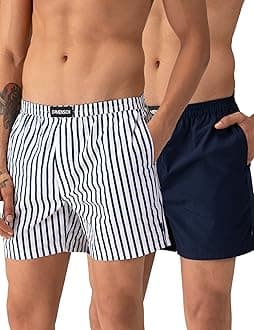 DAMENSCH Regular Fit Solid 100% Soft & Durable Cotton Boxer Shorts Dual Pockets Anti-Bacterial Moisture Wicking Microfibre Waistband Ultra-Light Boxers for Men