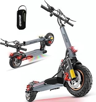 Electric Scooter Adults, 800W Motor & 28MPH Portable Folding Commuting Eletric Scooter, Up to 25 Miles Range, 10" Off Road Tires e Scooter, Dual Brakes & Suspensions Fast Scooters for Adult E-Scooter
