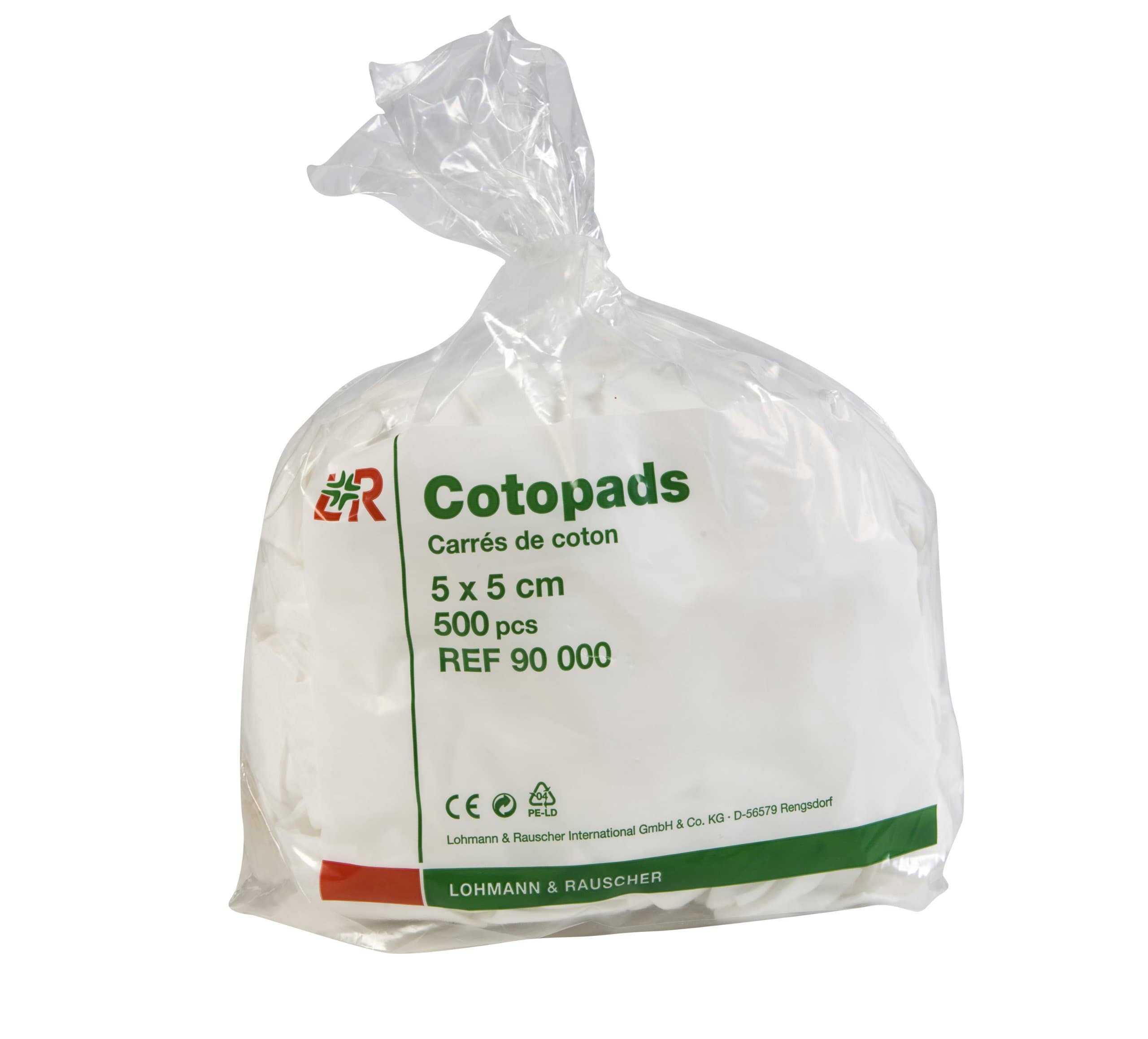 COTOPAD CARRES DE COTON 5X5CM