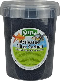 SupaActivated Filter Carbon, 1 Litre, Pack of 3, Removes Impurities And Odours To Leave Your Aquarium Or Pond With Crystal Clear Water