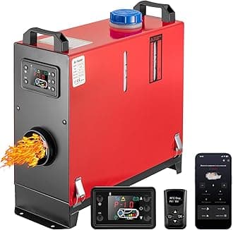 ChuBu 8KW Diesel Heater All in One Bluetooth APP Control 12V-24V Portable Diesel Air Heater Low Noise, Remote Control, LCD Monitor, Fast Heating Defrost Defog for Campers, Truck, RV, Boat, Garage
