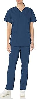 Cherokee Women's Unisex Top and Scrub Pant Set Medical