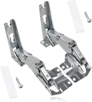 Spares2go, Hettich type hinge set for built-in refrigerator and freezer doors (left and right spare parts for product code: 3306 3702 5.0 41.5, 3307 3703, 5.0 41.5)-