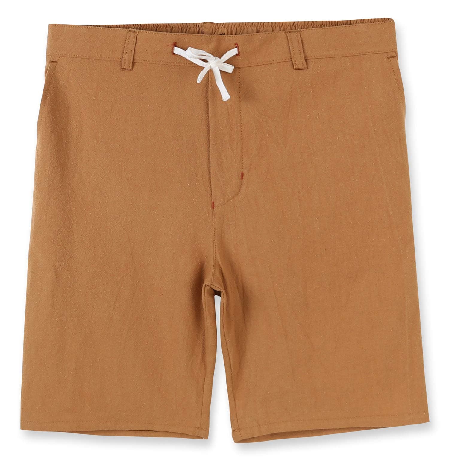 Mens Casual Comfy Soft Linen Cotton Drawstring Active Sport Running Hiking Walk Shorts