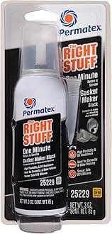 Permatex 25229 The Right Stuff 1 Minute Black Gasket Maker, 3 oz.