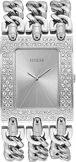 Guess Womens Analogue Watch Heavy Metal with Stainless Steel Strap