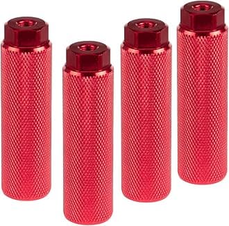 KINSPORY Bike Pegs for 3/8 inch Axles, Aluminum Alloy Anti-Skid BMX Bicycle Pegs for Mountain Bike Backseats Stands Cycling Rear Stunt Pegs