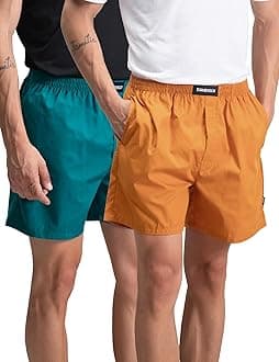 DAMENSCH Men Solid Pure Cotton Breeze Ultralight Inner Boxers (Pack of Assorted Colours I Color & Print May Vary)