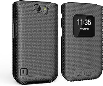 BELTRON Case for Nokia 2720 V Flip Phone, Protective Snap On Cover (Verizon 2720V) - Black