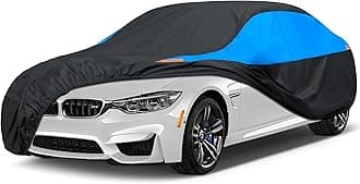 MORNYRAY Waterproof Car Cover All Weather Snowproof UV Protection Windproof Outdoor Full car Cover, Universal Fit for Sedan (Blue, A3-Fit Sedan Length(178-185 inch)