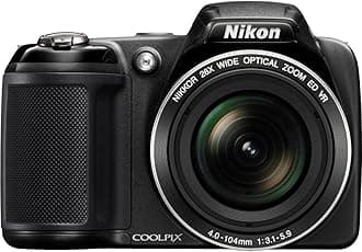 Nikon Coolpix L320 16.1MP Digital Camera with 26x Optical Zoom - Black
