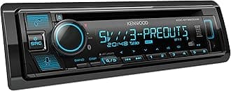 KDC-BT960DAB CD Car Radio with DAB+ & Bluetooth Hands-Free Kit (USB, AUX-In, 3 x Pre-Out 5V, Amazon Alexa, Sound Processor, 4 x 50 W, VAR. Lighting, Antenna)