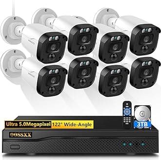 Full HD 5MP Definition Wired Security Camera System Outdoor Video Surveillance Cameras CCTV Camera Outdoor Security System Surveillance Video Indoor