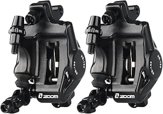 ZOOMHydraulic Disc Brake Calipers: HB-100 MTB Bike Disc Brakes Front & Rear Caliper Set for Mountain, Road Bicycle and E-Bike