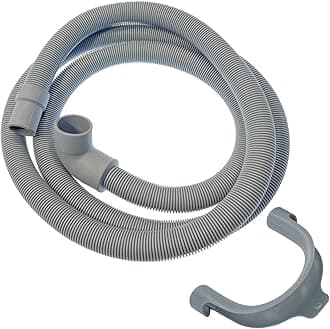 SPARES2GO Universal Washing Machine/Dishwasher Drain Hose Pipe (20mm / 30mm / 2 Metres)
