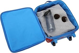 Bioworld 3-Piece and 4-Piece Youth Carro On Luggage Set, Dog Man Character Squares, One size