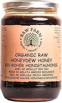 Raw Farm - Organic Raw Honeydew Honey from Mountain Oak Forests 900 g – Single Sourced, Pure and Natural, Directly from the RAW FARM Beekeepers