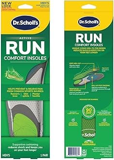 Dr. Scholl's® Run Active Comfort Insoles,Men's, 1 Pair, Trim to Fit Inserts