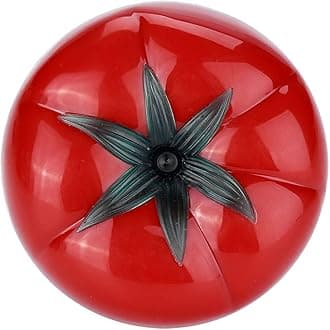 Kitchen Timer, Tomato Shaped Mechanical 60 Minutes Countdown Timer Kitchen Cooking & Baking Helper(S6.3 * 4.5cm)