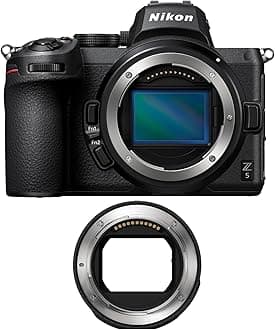 Z5 Mirrorless Digital Camera Body with Nikon FTZ Mount Adapter Bundle (2 Items)