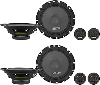 (2) Pairs SXE-1751S 6.5" 220 Watt Car Audio Component Speakers