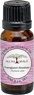 All Naturals All Naturals Frangipani Absolute Essential Oil 100% Pure For Aromatherapy, Natural Perfumes, Massage, Diffusers(10Ml)