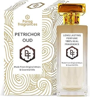 Parag Fragrances Petrichor Oud Eau De Perfume 60ml (Unisex) Long Lasting Perfume With Imported Crystal Glass Bottle