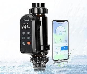 Smart Saltwater Pool Chlorinator System up to 22,000 Gallons, Salt Water Chlorinator Above Ground Pool with Built-in Wi-Fi & App Remote Control and Titanium Plate Self-Cleaning Technology