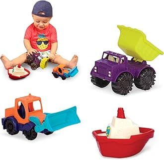 B. Toys by Battat Mini Vehicles Set (3 Piece)