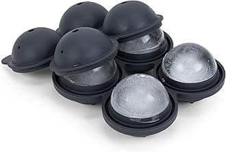 W&P Peak Ice Works Sphere Silicone Ice Mold, Charcoal Single 43200-37468