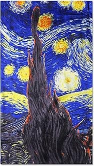 Grace Scarves 100% Silk Scarf, Large, Artists Collection (van Gogh & Monet)