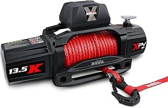 X-BULL Winch 13500 lb. Load Capacity Electric Winch Kit 12V Synthetic Rope