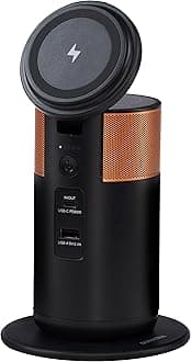DURACELL, M100 Power Station, Lightweight and Compact, Wireless Charging, Portable Charging Hub and Charger for Laptops, Phones, Tablets, Earbuds and Smartwatches, Dock Included