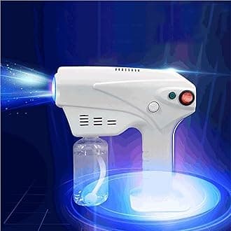 Portable Nano Steam Gun Hair Care Nano Hydration Sprayer Hair Hot Dyeing Care Blue Micro Mist Machine Spray Gun Facial Steamer Trigger