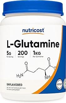 L-Glutamine Powder 1 KG - Unflavored, Non-GMO, Gluten Free