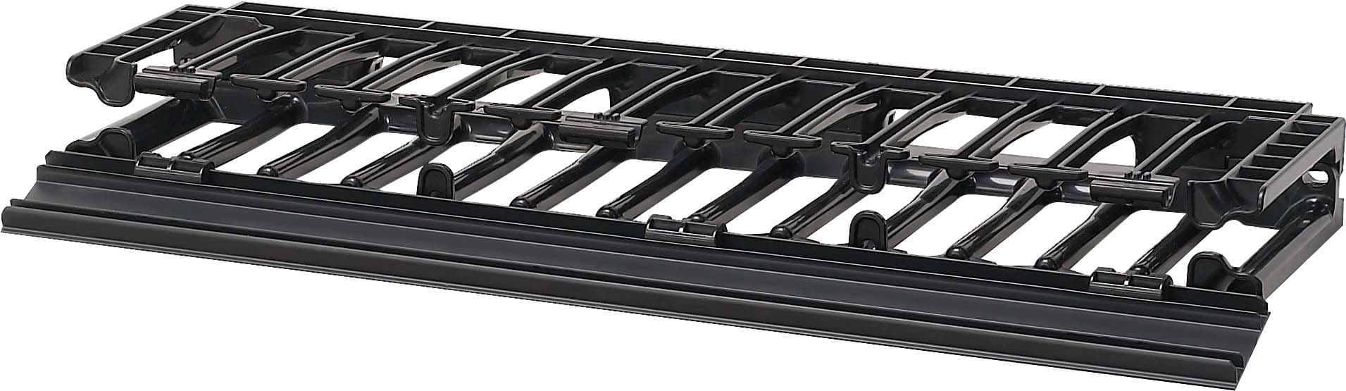 NMF1 Horizontal Cable Manager, Black