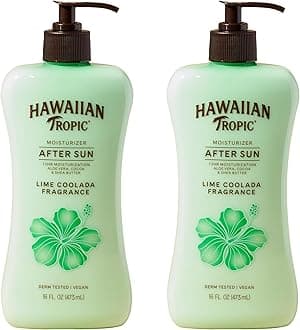 Lime Coolada After Sun Lotion | After Sun Care, Skin Care, Daily Moisturizing Lotion with Aloe, Cocoa Butter & Shea Butter, 16 Fl Oz each Twin Pack