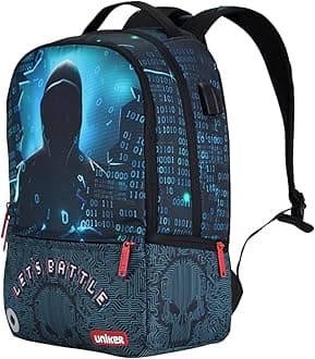 Laptop Backpack with USB Port,Graffiti Backpack for Work,Space School Backpack,Designer Laptop Backpack for 15.6 Inch