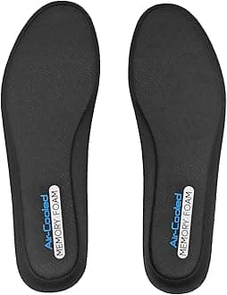 Replacement Shoe Insoles for Men's Shoes, Memory Foam Footwear Inserts for Comfortable Light-Weight and Cushion Shock Absorbing (US Men9-EU42)