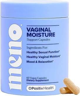MENO Vaginal Moisture Support Capsules – OBGYN-Formulated to Support Healthy Vaginal Moisture, Mood & Relaxation – Hormone-Free Supplements with Maca Root & Fenugreek Seed Extract – 30 Servings