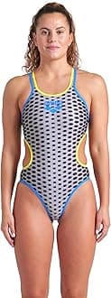 Women's One Scale Double Cross Back Practice Swimsuit Competition Bathing Suit Piece
