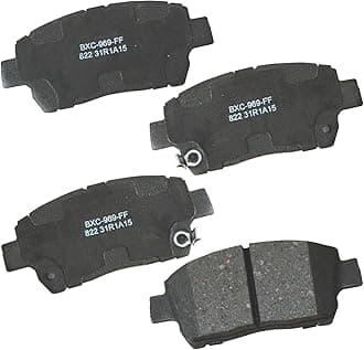 Premium SBC822 Ceramic Front Brake Pads for FAW F4 2008, F5 2009-2008, Scion iQ 2012, Toyota Celica 2000, Echo 2002-2001, MR2 Spyder 2001-2000, Prius 2002-2001