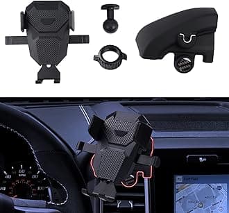 Karltys Car Phone Holder Mount for Ford F150 2021 2022-2025 2026, Dash Air Vent Cell Phone Holder Mount for 2025 F-150, Hands Free Phone Cradle Stand for All iPhone Android Smartphones
