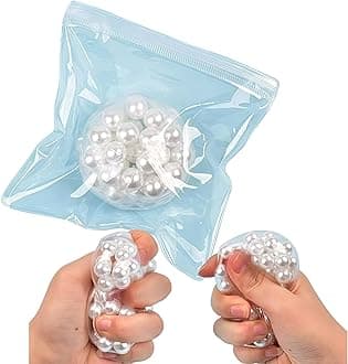 Stress Ball Toys, Sensory Squishy Toys, Squeeze Balls Fidget Toys for Adults, Handmade Grape Noisy Squishy Ball for Relieve Stress.