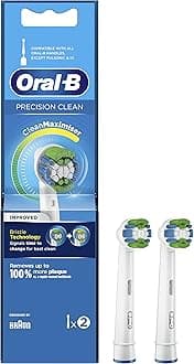 Oral-B - Precision Clean Replacement Heads with CleanMaximiser-Technology - 2 Pieces